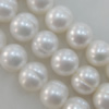 Pearl, cultured freshwater, Potato 9-10mm Hole:About 0.1mm，Sold per 16-inch strand.