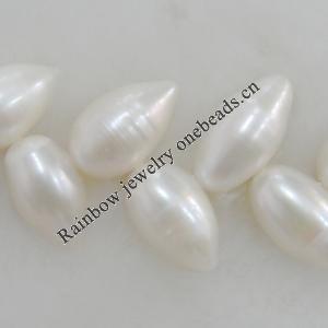 Pearl, cultured freshwater, Teardrop 12x8mm Hole:About 0.1mm，Sold per 16-inch strand.