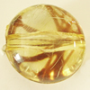 Transparent Acrylic Bead, Flat Round 17mm Hole:2mm, Sold by Bag