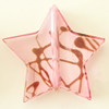 Transparent Acrylic Bead, Star 30mm Hole:1mm, Sold by Bag