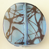 Transparent Acrylic Bead, 24x24mm Hole:1mm, Sold by Bag
