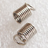 Jewelry Terminators, Cord Tip ends, Iron, Lead-free, 3.5mm, Sold by bag