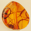 Transparent Acrylic Bead, Nugget 32x32mm Hole:3mm, Sold by Bag