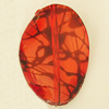Transparent Acrylic Bead, 38x25mm Hole:1mm, Sold by Bag