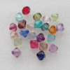 Transparent Acrylic Bead Mix Color, Bicone 12x12mm Hole:2mm, Sold by Bag 