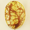 Transparent Acrylic Bead, 30x20mm Hole:1mm, Sold by Bag
