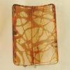Transparent Acrylic Bead, Twist Rectangle 28x30mm Hole:2mm, Sold by Bag