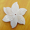 Carved Shell Pendant, Flower 56mm Hole:2mm, Sold by PC