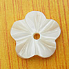 Carved Shell Pendant, Flower 12mm Hole:1mm, Sold by PC