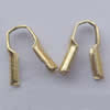 Wire Guardian, Brass Lead-free, about 8mm long, Hole: 2mm, Sold by bag