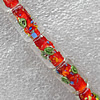 Inner Flower Lampwork Beads, Column 11x16mm Hole:About 1.5mm, Sold by PC