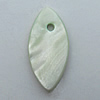  Natural Shell Pendant, Horse Eye 18x8mm Hole:1mm, Sold by PC
