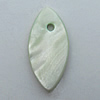  Natural Shell Pendant, Horse Eye 18x8mm Hole:1mm, Sold by PC