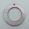  Natural Shell Pendant, Donut 30mm Hole:1mm, Sold by PC