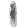 Taiwan Acrylic Cabochons with 2 Holes, 8x28mm, Hole:About 0.5mm, Sold by Bag 