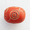 Wooden Jewelry Beads, Oval 31x25mm Hole:About 5mm, Sold by PC