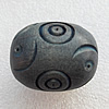 Wooden Jewelry Beads, Oval 31x25mm Hole:About 5mm, Sold by PC