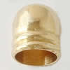 Cord Ends, Copper, Lead-free about 5.5mm wide, 6mm long, 4mm inner diameter, hole: 1.5mm, Sold by bag
