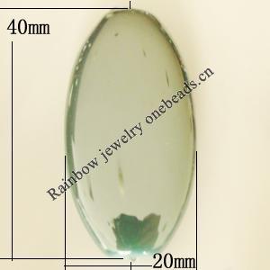 Uv polishing Acrylic Beads, 40x20mm Hole:2mm, Sold by Bag  