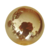 Uv polishing Acrylic Beads, Round 14mm Hole:2mm, Sold by Bag  