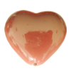 Uv polishing Acrylic Beads, Heart 24x22mm Hole:2.5mm, Sold by Bag  