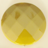 Uv polishing Acrylic Beads, Faceted Flat Round 35mm Hole:2mm, Sold by Bag  