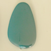 Uv polishing Acrylic Beads, Falt Teardrop 37x21mm Hole:1mm, Sold by Bag  