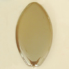 Uv polishing Acrylic Beads, Flat Horse Eye 56x30mm Hole:2.5mm, Sold by Bag  