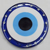 Turkish Resin Cabochons, Flat Round 77mm, Sold By Bag