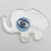 Turkish Resin Cabochons, Elephant 26x19mm, Sold By Bag