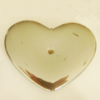 Uv polishing Acrylic Beads, Heart 40x33mm Hole:2.5mm, Sold by Bag  