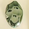 Uv polishing Acrylic Beads, Buckle Flat Oval 29x19mm Hole:2mm, Sold by Bag  