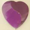 Uv polishing Acrylic Beads, Heart 30x30mm Hole:1.5mm, Sold by Bag  