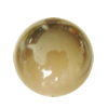 Uv polishing Acrylic Beads, Round 26mm Hole:3mm, Sold by Bag  