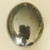 Uv polishing Acrylic Beads, Oval 29x24mm Hole:2.5mm, Sold by Bag  