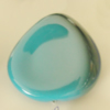 Uv polishing Acrylic Beads, 30x33mm Hole:3.5mm, Sold by Bag  