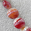 Lampwork Beads, Flat Round 16mm Hole:About 1.5mm, Sold by PC