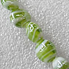 Lampwork Beads, Flat Round 12mm Hole:About 1.5mm, Sold by PC