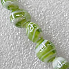 Lampwork Beads, Flat Round 16mm Hole:About 1.5mm, Sold by PC