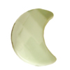 Uv polishing Acrylic Beads, Moon 25x18mm Hole:2mm, Sold by Bag  