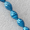 Lampwork Beads, Oval 21x11mm Hole:About 1.5mm, Sold by PC