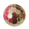 Uv polishing Acrylic Beads, Faceted Round 20mm Hole:2mm, Sold by Bag  