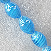 Lampwork Beads, Oval 21x11mm Hole:About 1.5mm, Sold by PC