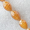 Lampwork Beads, Oval 12x16mm Hole:About 1.5mm, Sold by PC