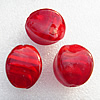 Lampwork Beads, Faceted Oval 18x25mm Hole:About 1.5mm, Sold by PC