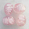 Lampwork Beads, Faceted Oval 18x25mm Hole:About 1.5mm, Sold by PC