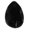 Taiwan Acrylic Cabochons with 2 Holes, Faceted Teardrop 10.5x18mm, Hole:About 1mm, Sold by Bag 