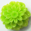 Resin Cabochons, No Hole Headwear & Costume Accessory, Flower, 20mm in diameter, Sold by PC