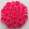 Resin Cabochons, No Hole Headwear & Costume Accessory, Flower, About 15mm in diameter, Sold by PC 