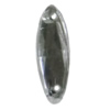 Taiwan Acrylic Cabochons with 2 Holes, 6x18mm, Hole:About 0.5mm, Sold by Bag